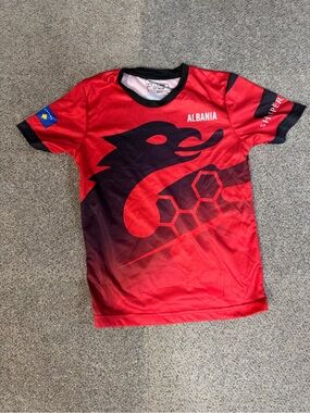 Albania Red Kids Sports Tee